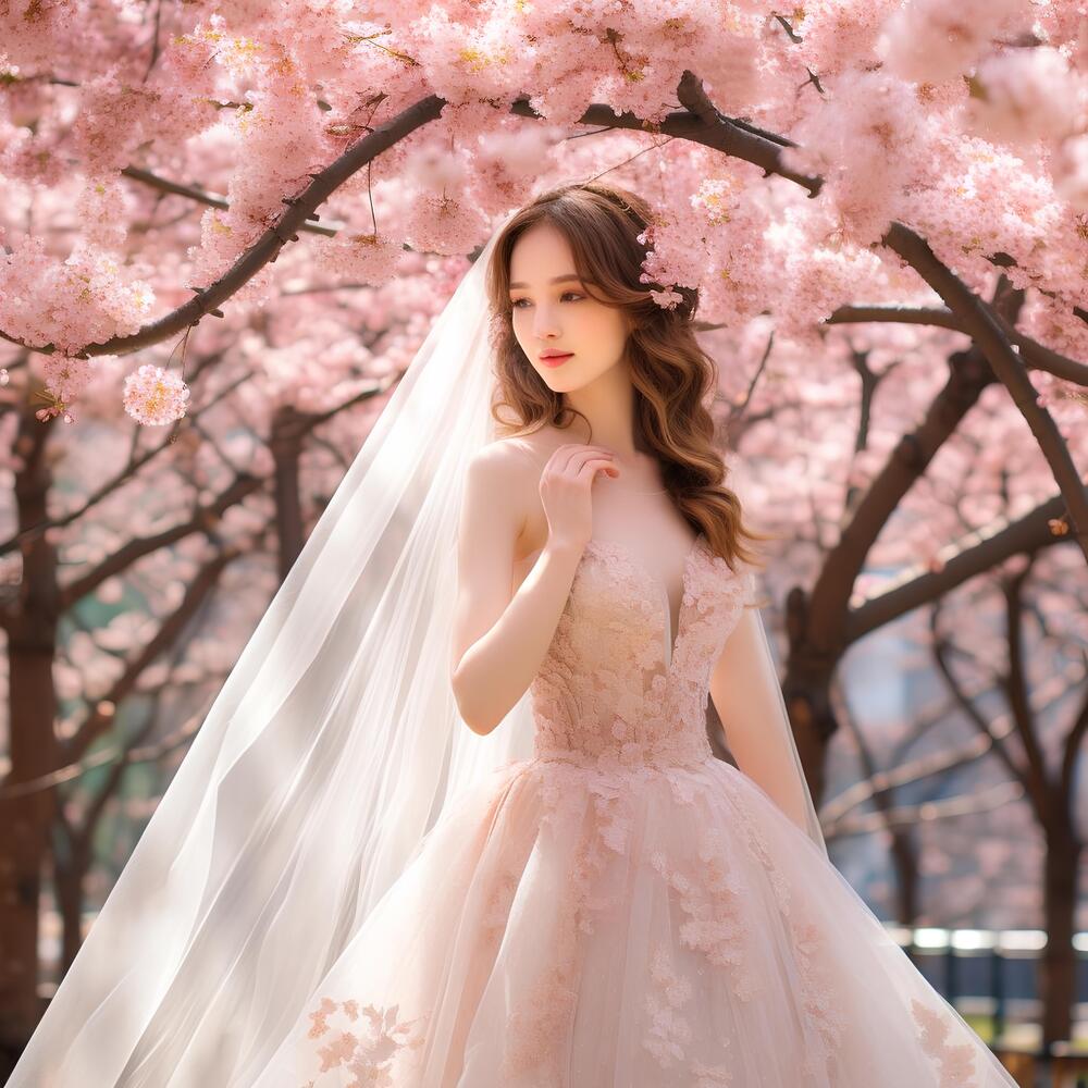 Sakura wedding dress