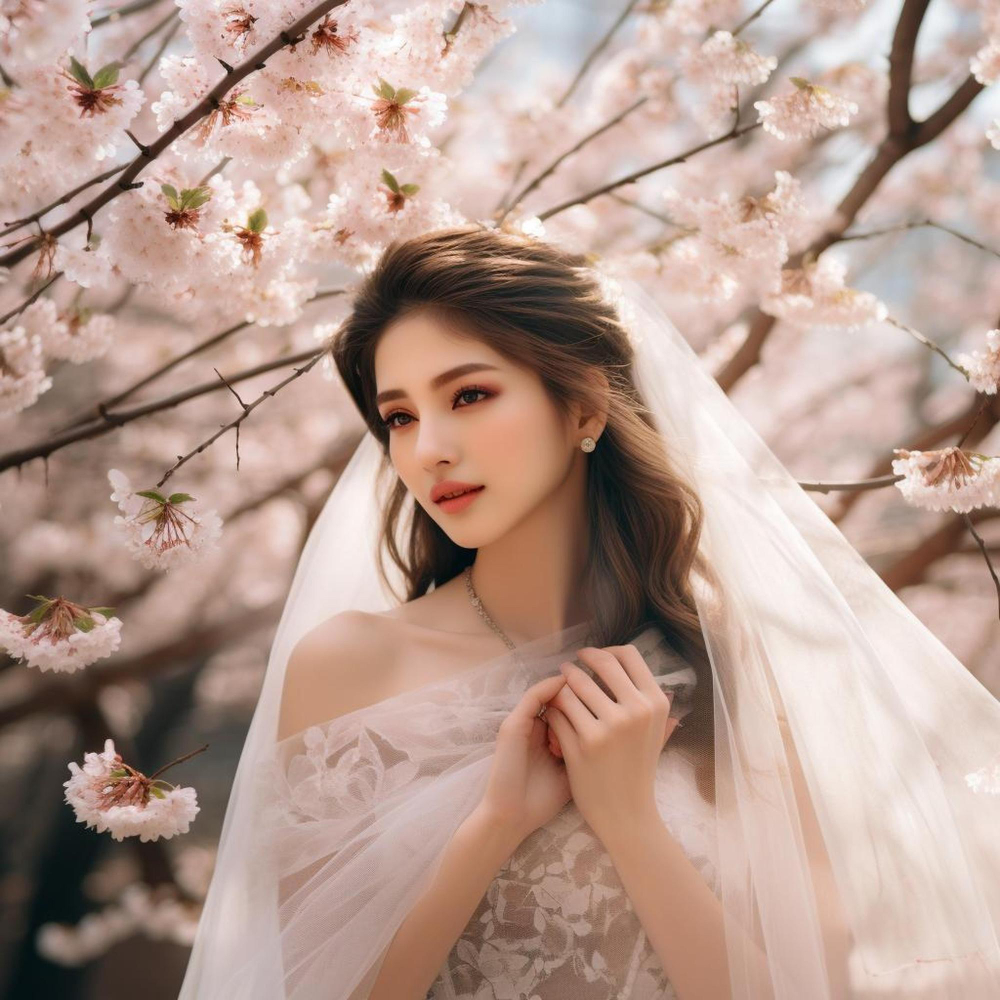 sakura wedding dress