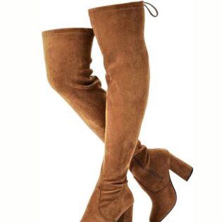 Toe Block Heel Boots