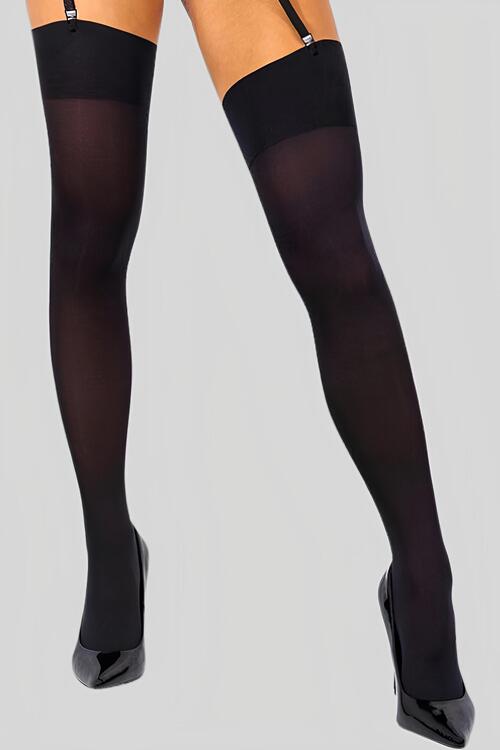 thigh high stockings for garter belt